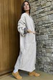 Norbury Japanese Duster Coat Stone /20=